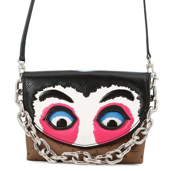 LOUIS VUITTON Handbags - Louis Vuitton Monogram Reverse Shoulder Bag/Epi Leather Pochette Kabuki Mask ...